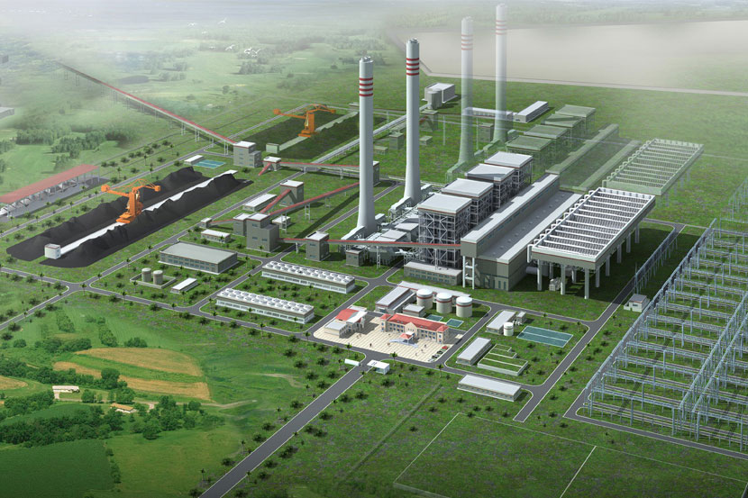 博茨瓦纳MORUPULE B 4*150 MW CFB火力电厂