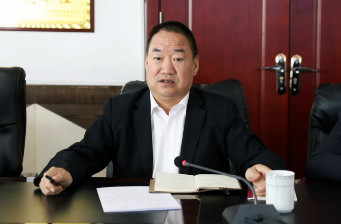 侯斌到建安分公司调研 - 晋城宏圣建筑工程有限公司