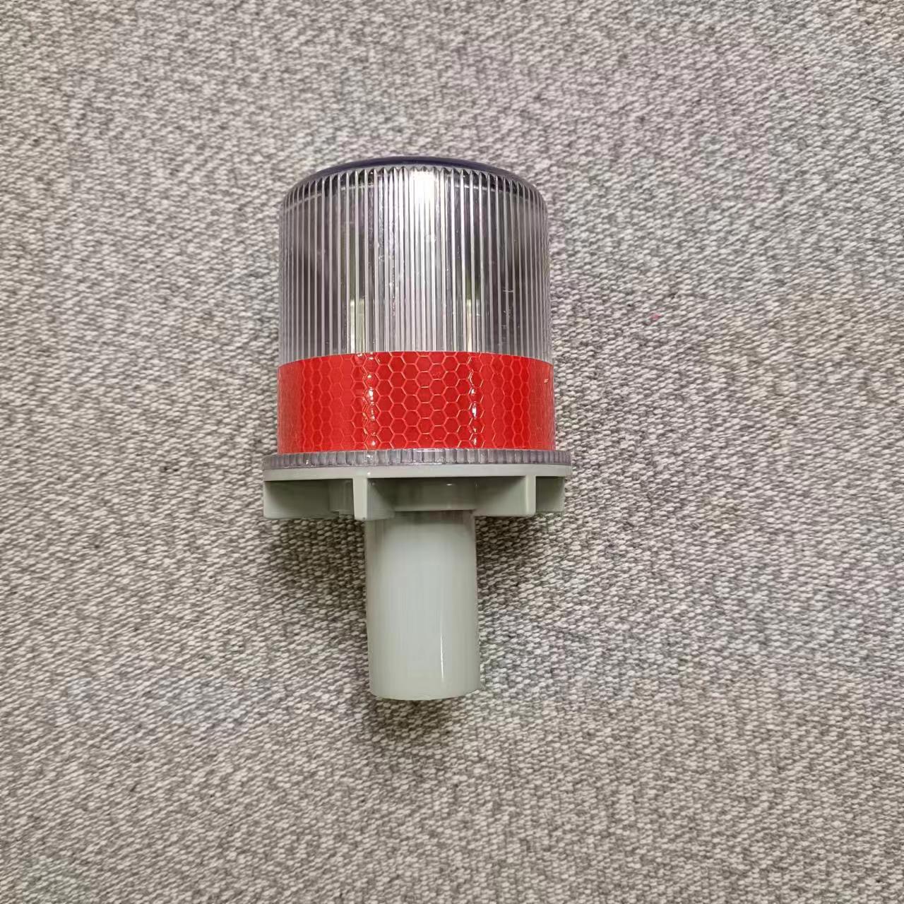 Traffic solar warning light Poli RED