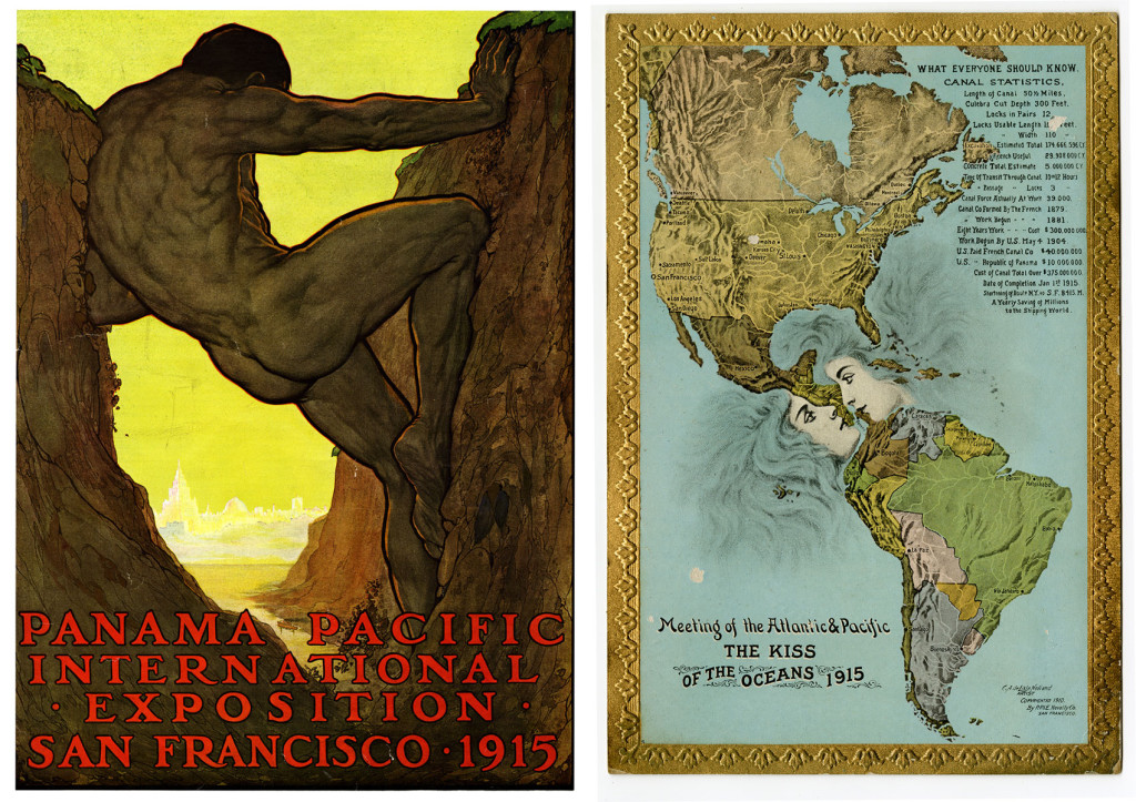  on August 15, 1914, the Panama Canal—the greatest engineering triumph of the age—opened its locks to international trade. As the map above demonstrates, the completion of the canal at the narrowest point between the Atlantic and Pacific Oceans forever altered geological and navigational maps.