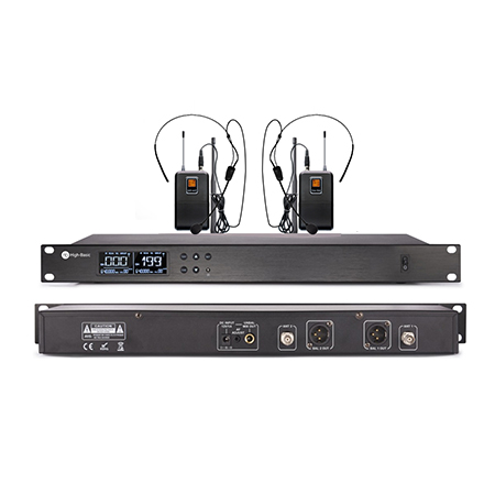 真分集一拖二無(wú)線頭戴話筒