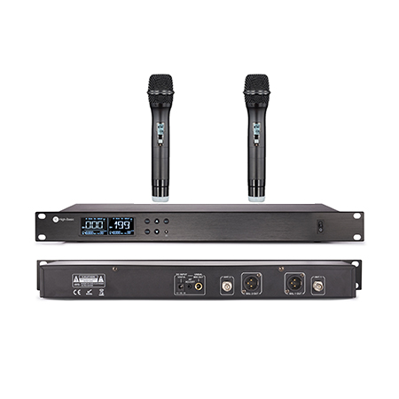 真分集一拖二無線手持話筒