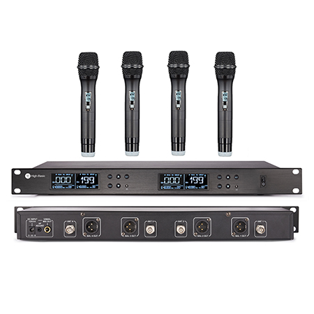 真分集一拖四無線手持話筒