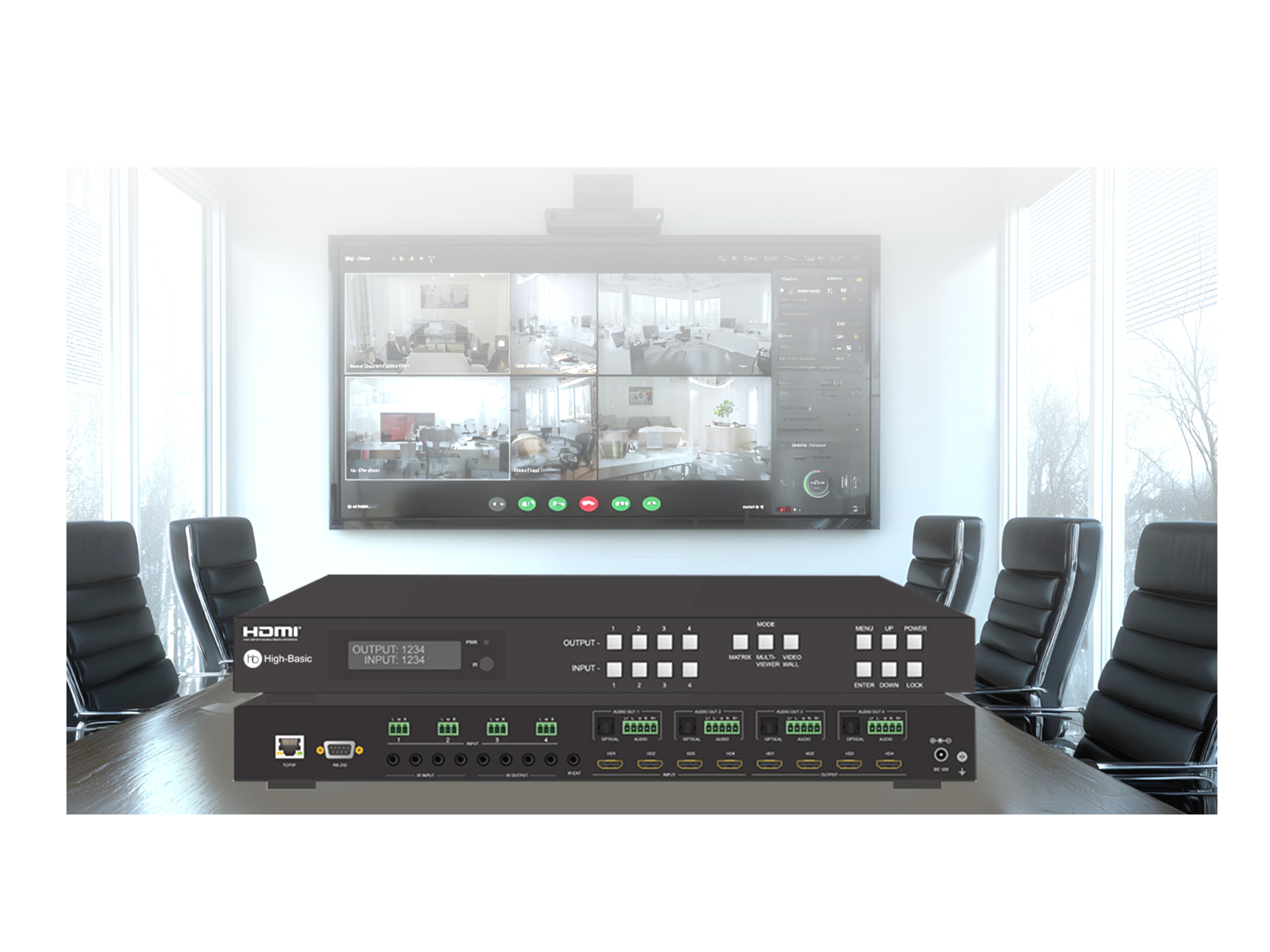 4x4無(wú)縫多畫面視頻矩陣