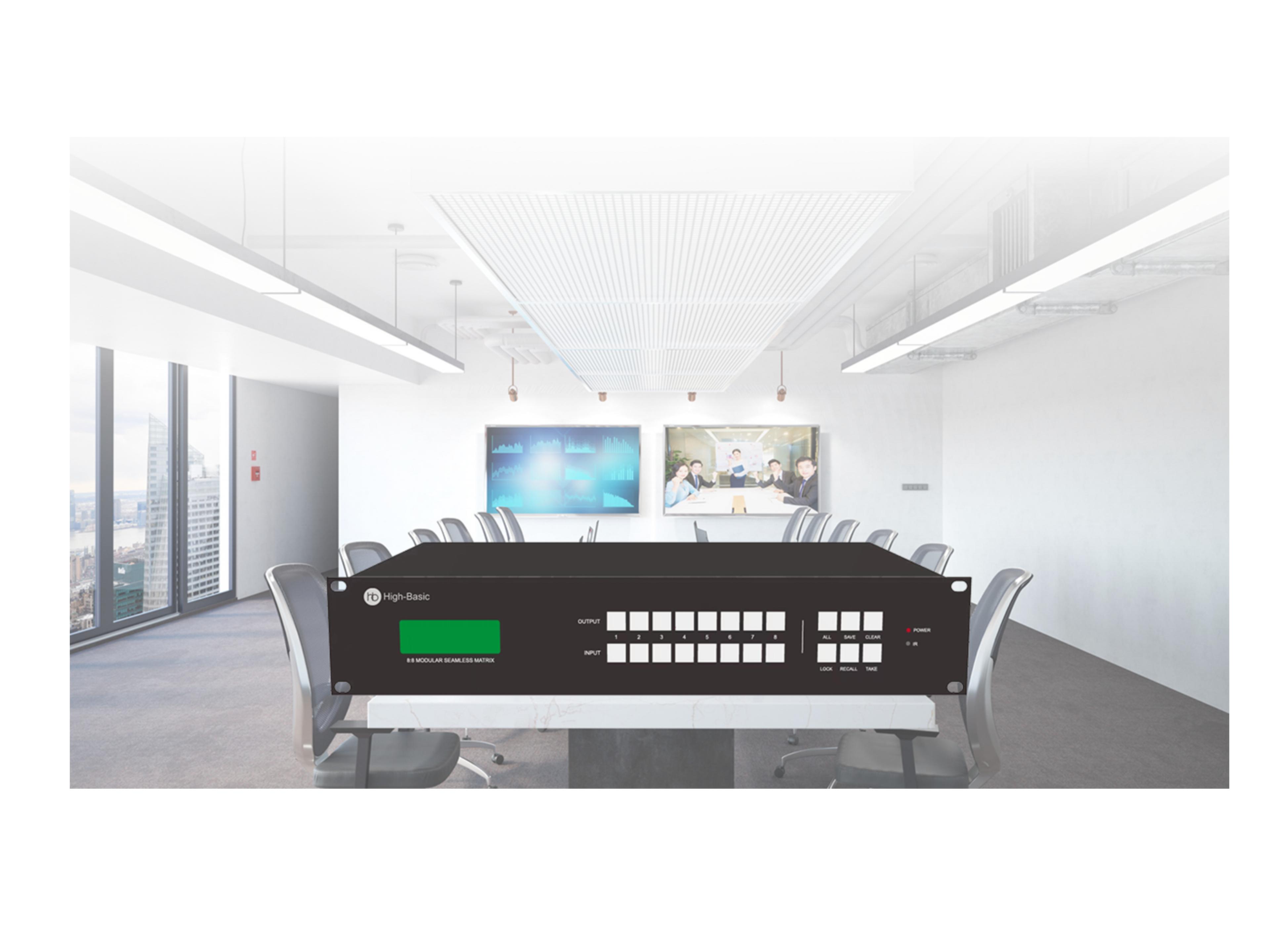 高清無(wú)縫混合矩陣切換器（8x8）