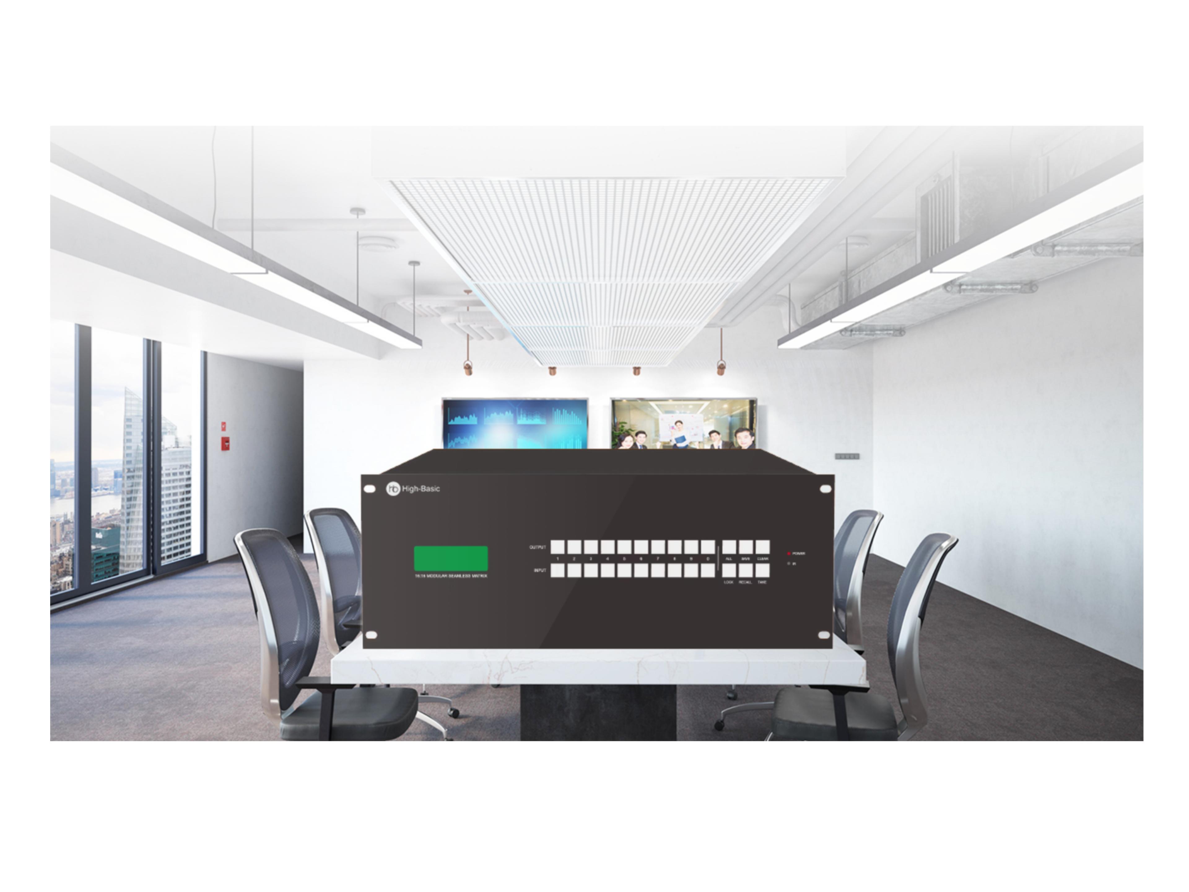 高清无缝混合矩阵切换器（16x16）