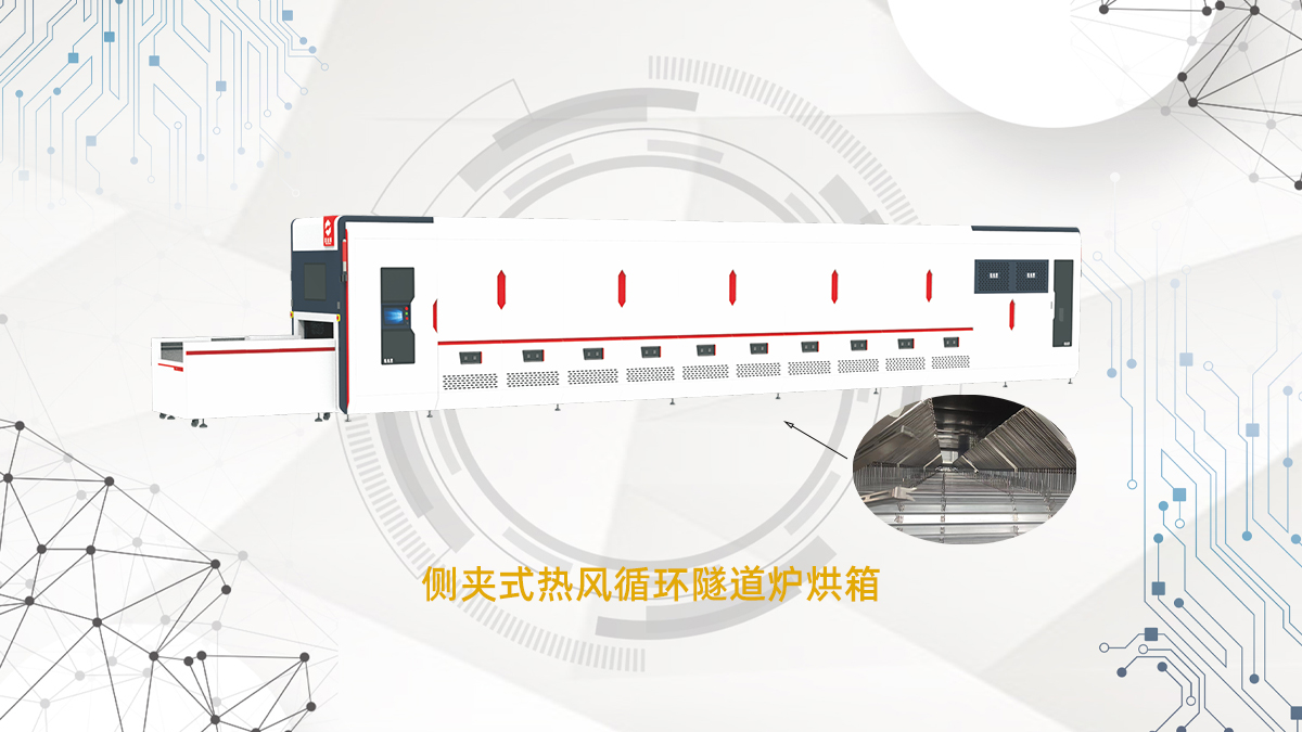 侧夹式隧道炉烘箱