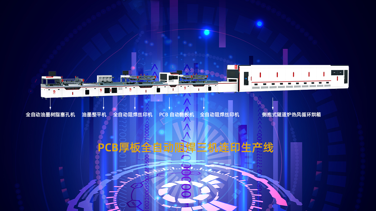 PCB全自动阻焊生产线