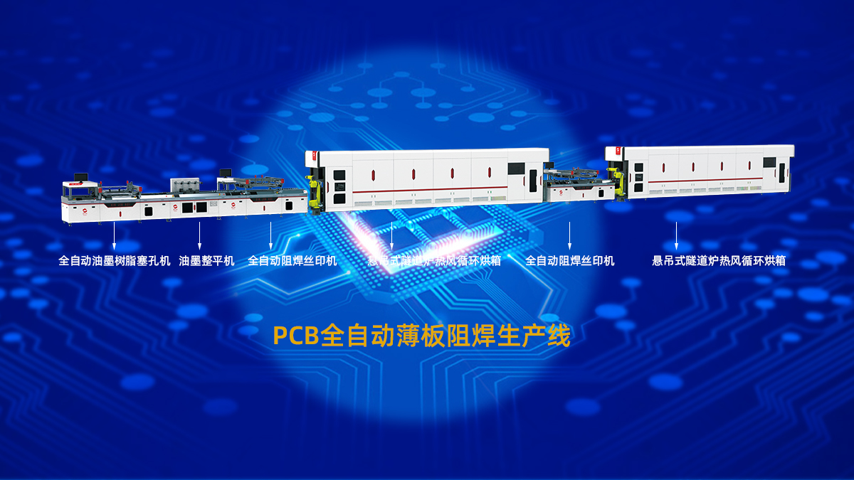 PCB阻焊生产线