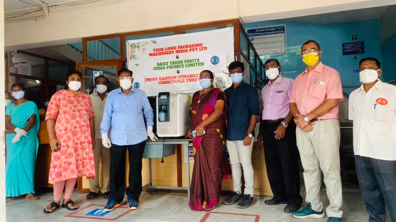 达意隆驰援印度疫情捐赠制氧机2