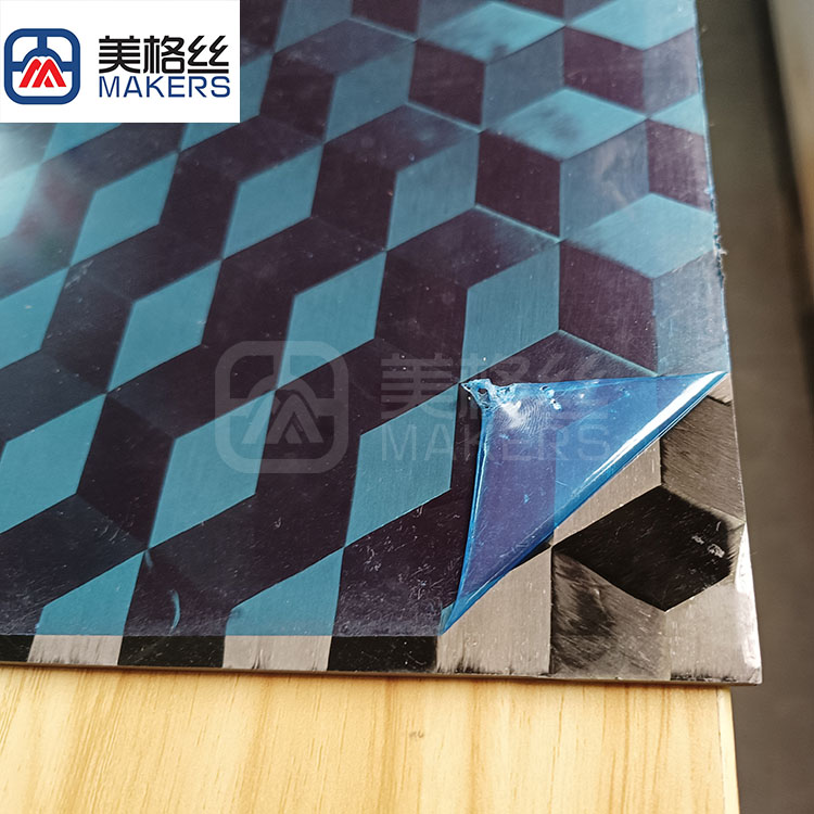 高级定制 12K 150克 3D碳纤维展宽布SMC板