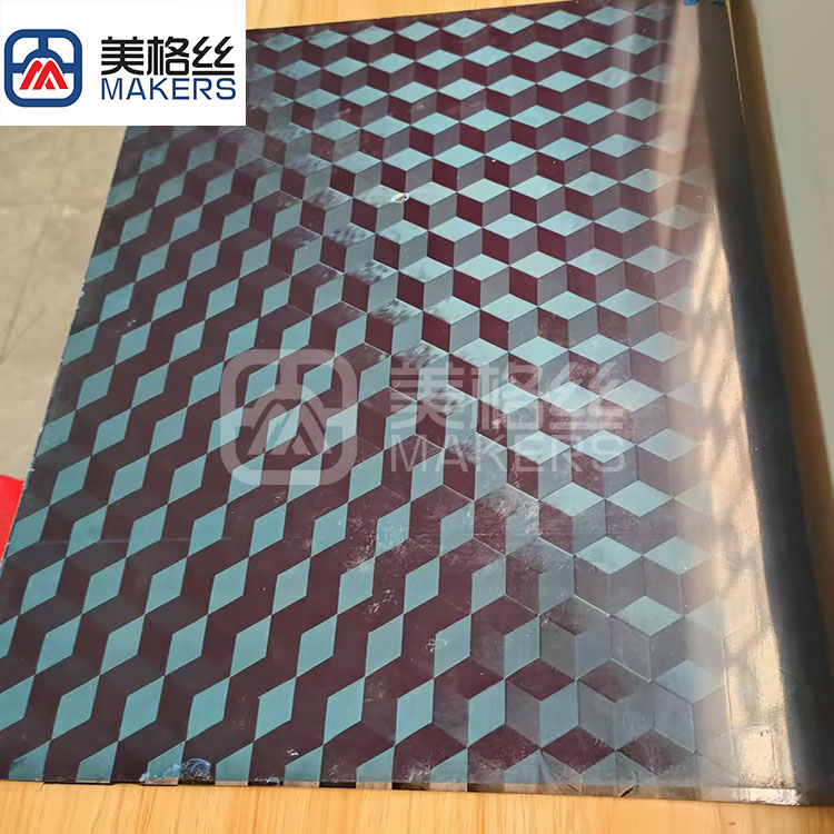 高级定制 12K 150克 3D碳纤维展宽布SMC板