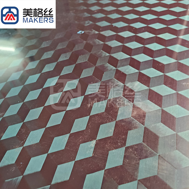 高级定制 12K 150克 3D碳纤维展宽布SMC板