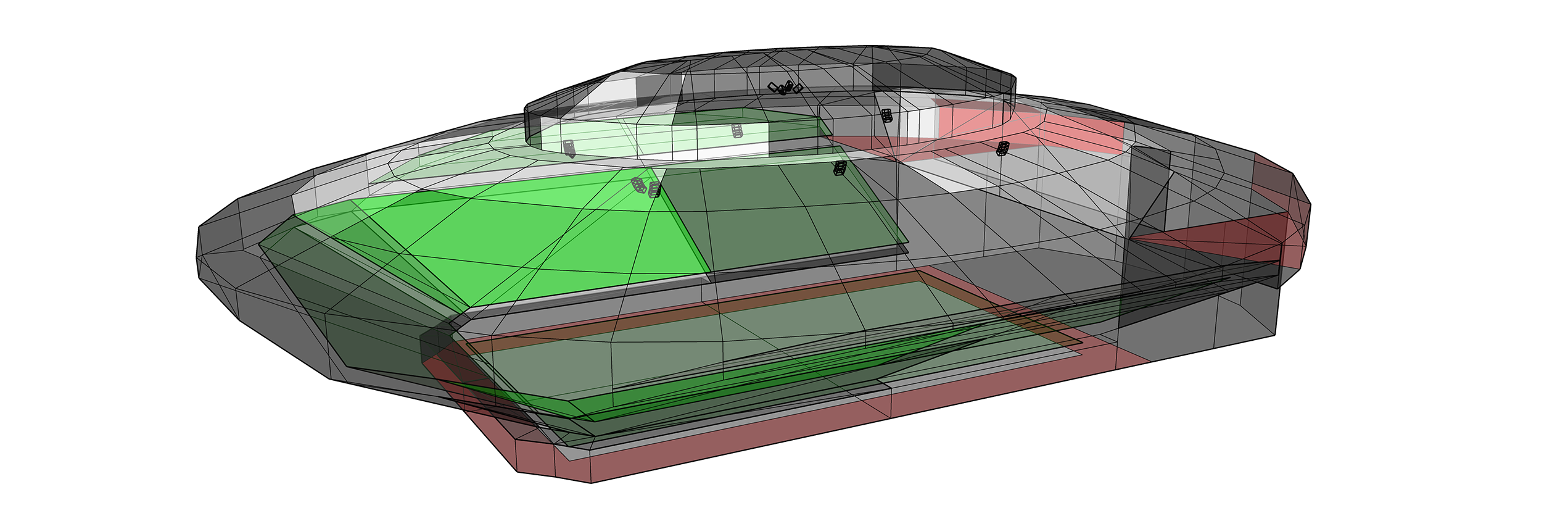 Gymnasium model（Sketchup）