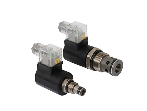 Cartridge valve solenoid valve