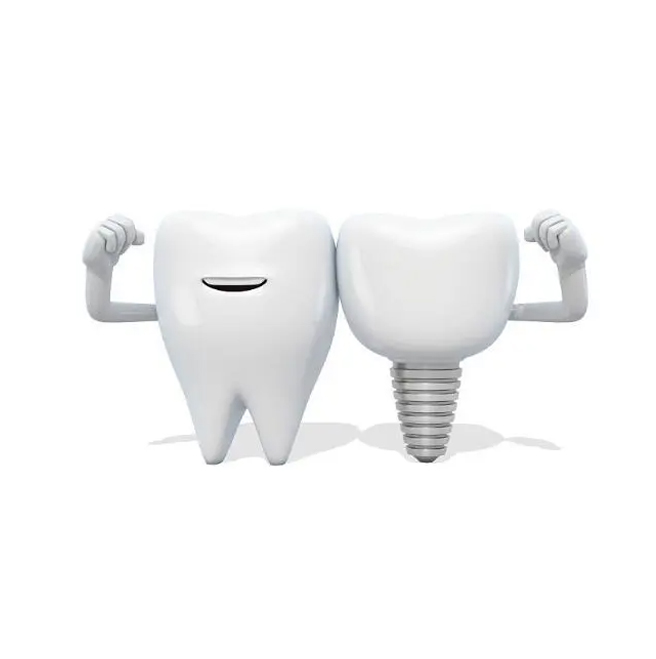 使用质量最好的材料制成假牙，无痛种植。