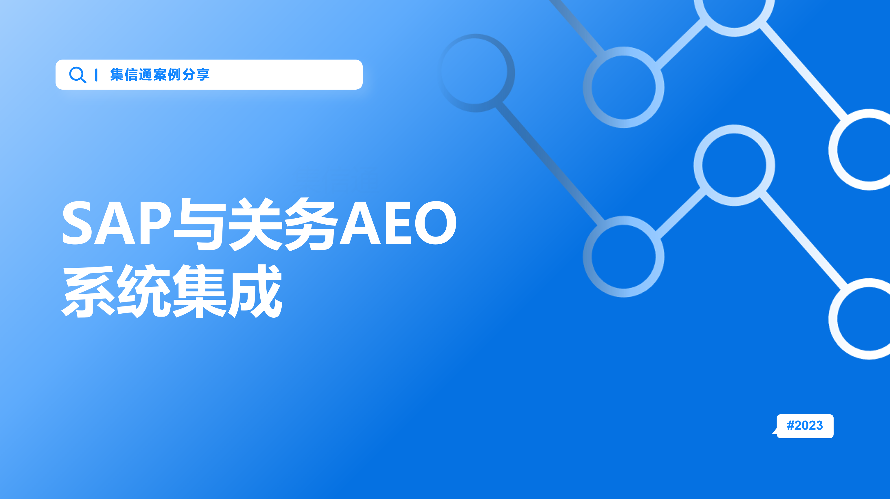 SAP与关务AEO系统集成