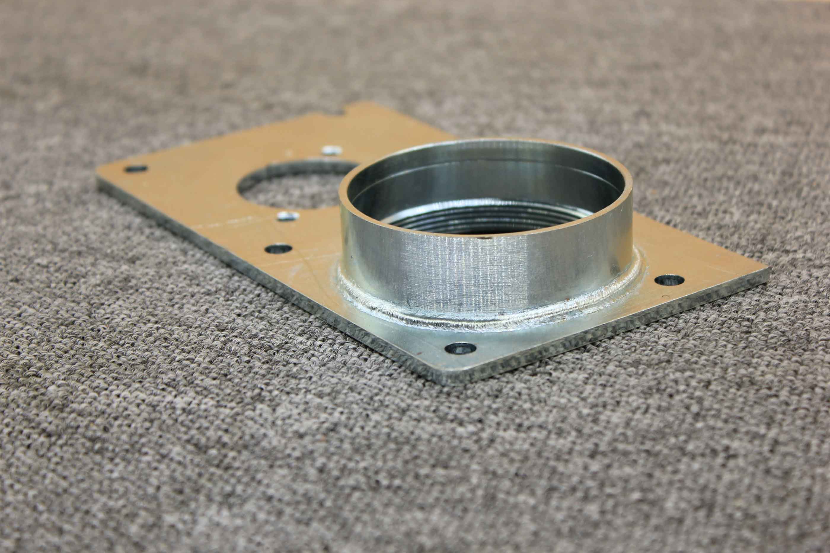 Material: Q345 process: laser + manipulator welding + lathe + galvanized