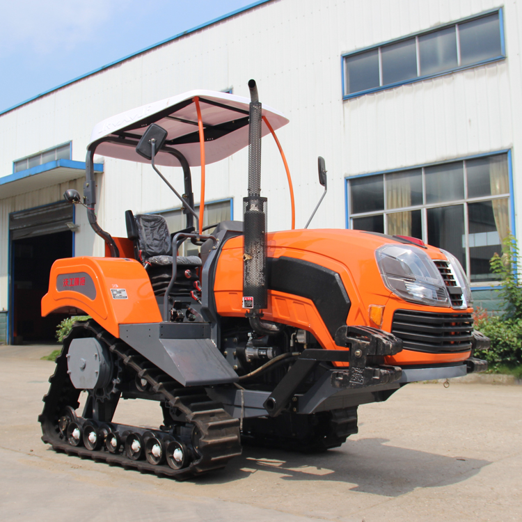 CF-802| 80HP  steering wheel operation agricultural crawler tractor