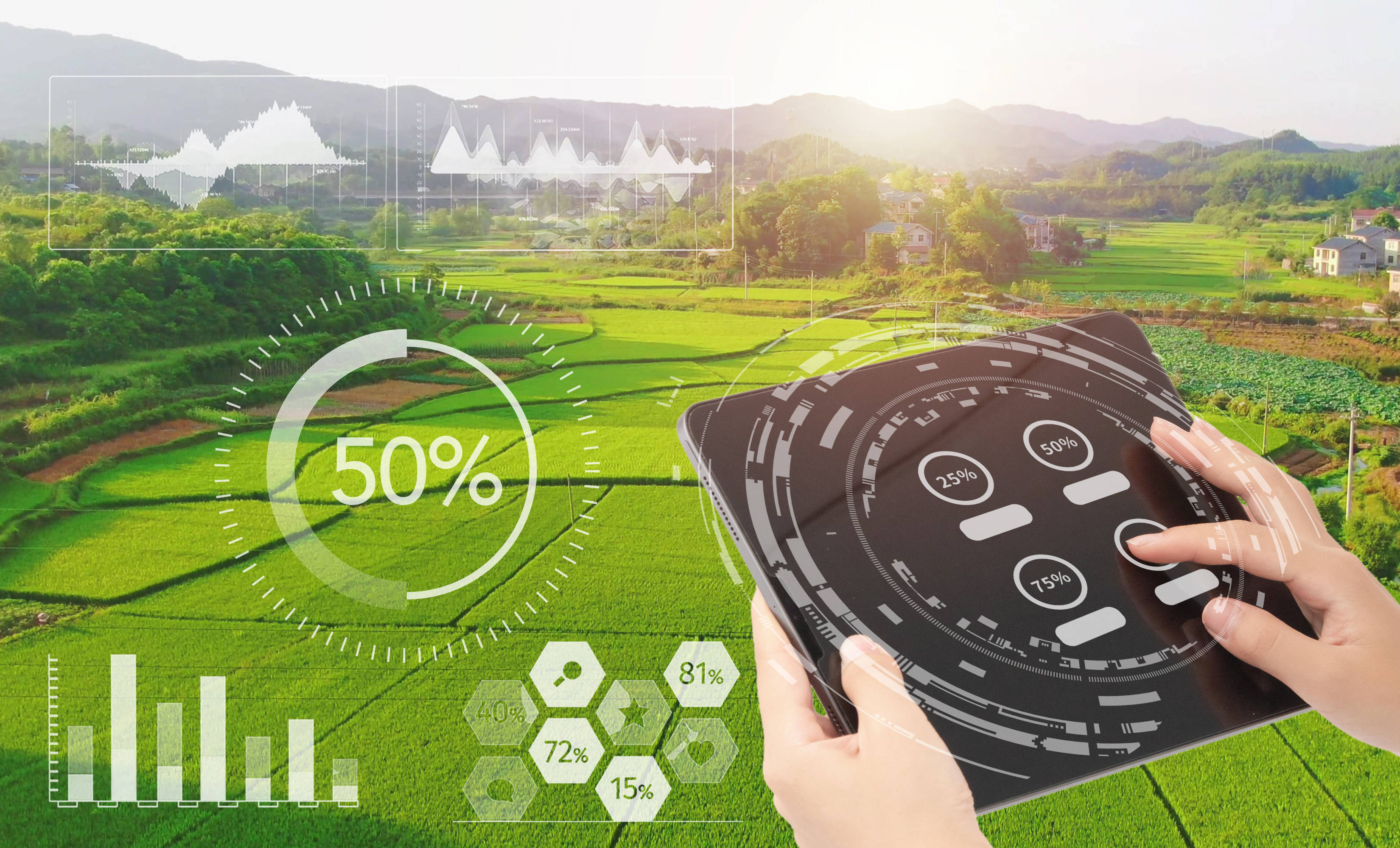 提升农业生产效率通过数字化技术和物联网技术等手段,对农业生产过程