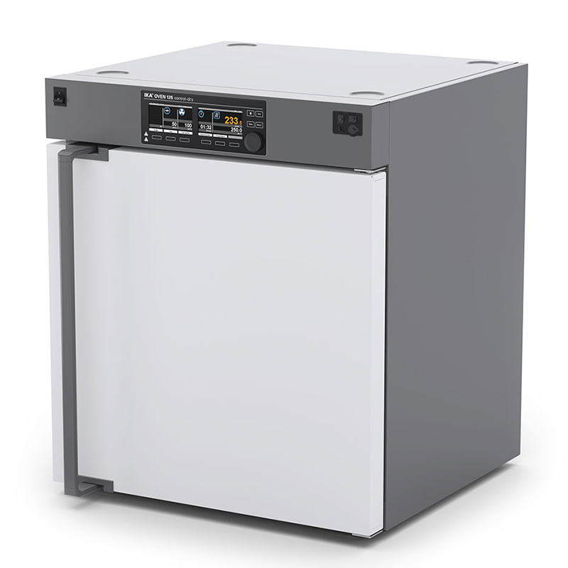 IKA 烘箱具有均匀的温度分布，并且由于自由对流，可以实现特别快速和均匀的干燥过程。IKA提供可选的玻璃门烘箱，可直观样品干燥的整个过程。