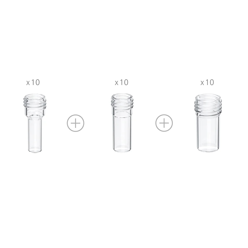 IKA货号：0010003811
consisting of: | 包括：
SET GLASS VIALS 5ML | 5ml反应管（不含盖，10pcs/包）
SET GLASS VIALS 10ML | 10ml反应管（不含盖，10pcs/包）
SET GLASS VIALS 20ML | 20ml反应管（不含盖，10pcs/包）