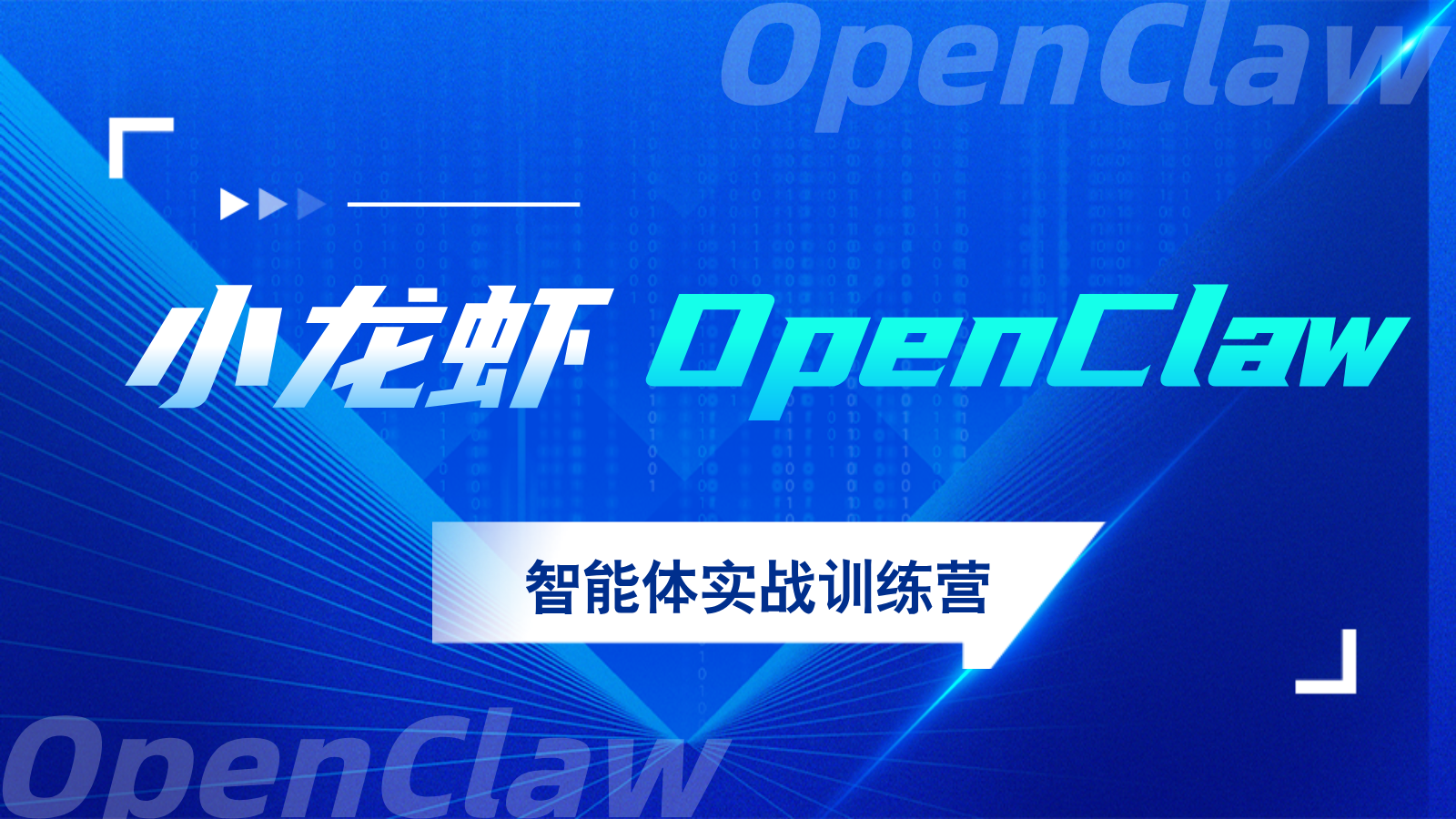 小龙虾・OpenClaw 智能体实战训练营认证培训课程