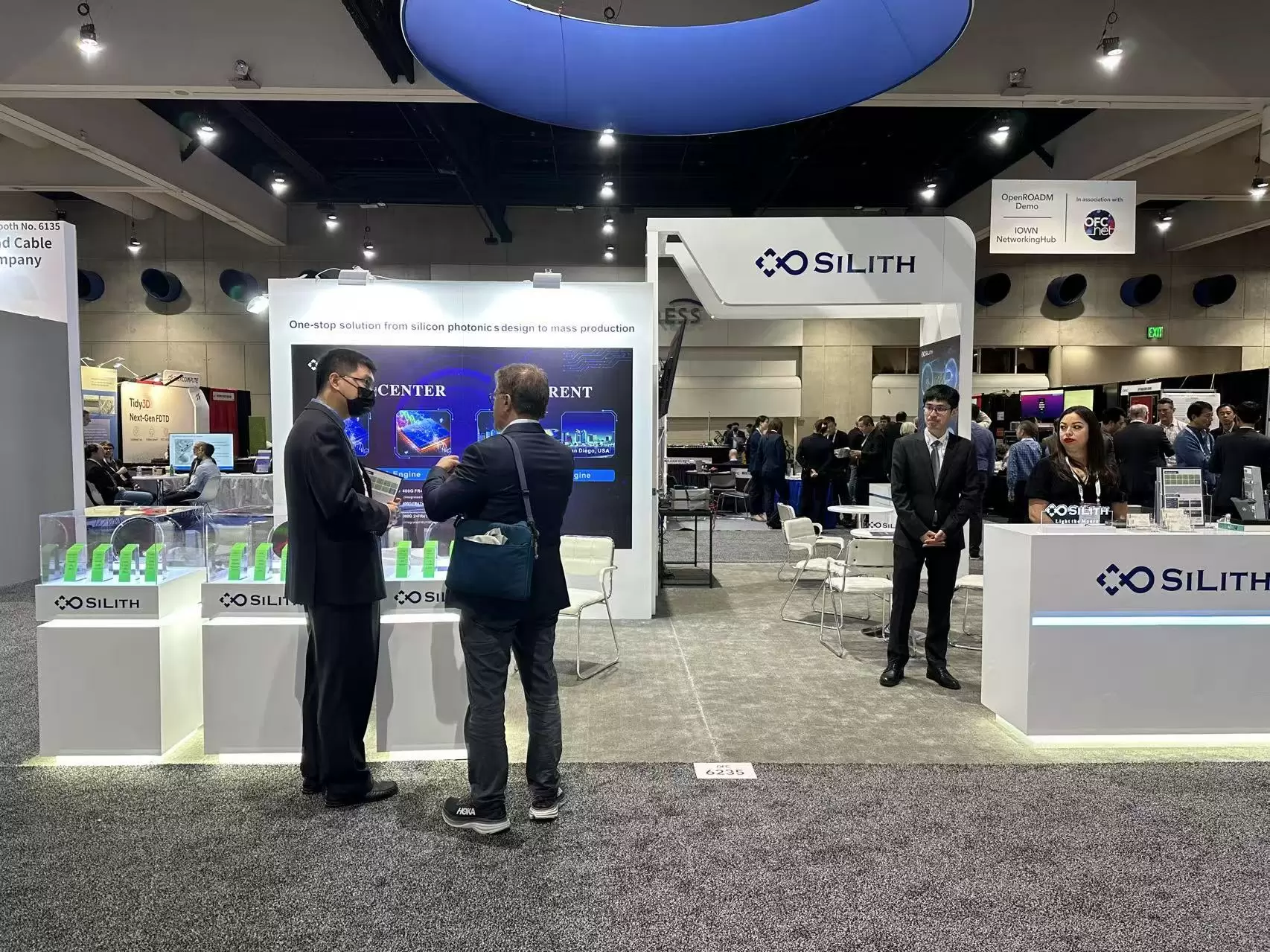 Figure 1. Silith Technology at OFC 2023 with Industry-leading Silicon Photonics Solutions