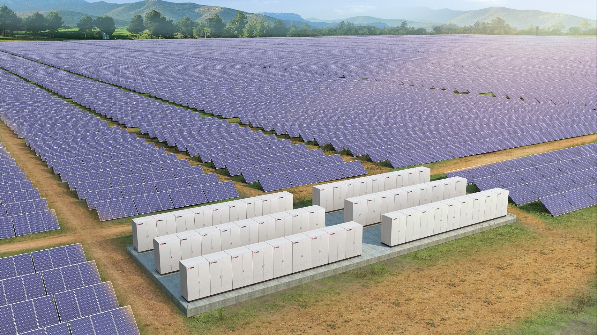 Distributed energy storage combined with photovoltaic, diesel generators and other power sources to provide a stable power system in remote areas or areas with unstable power grids.