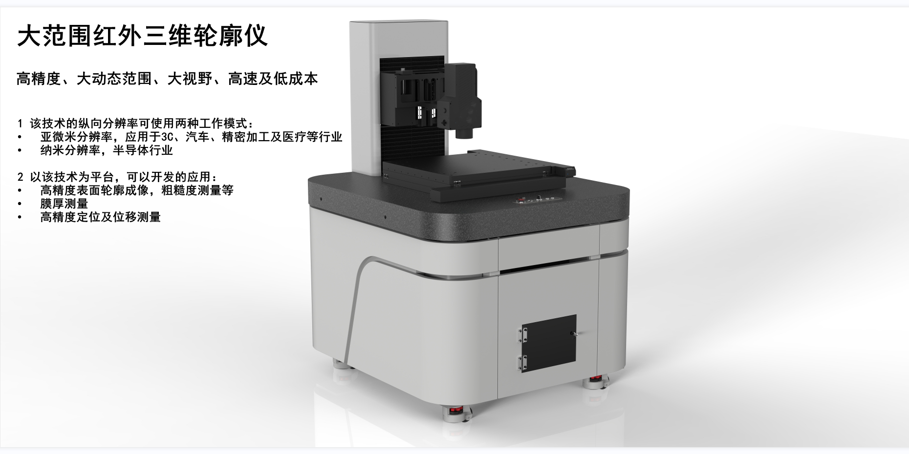 大范围红外三维轮廓仪