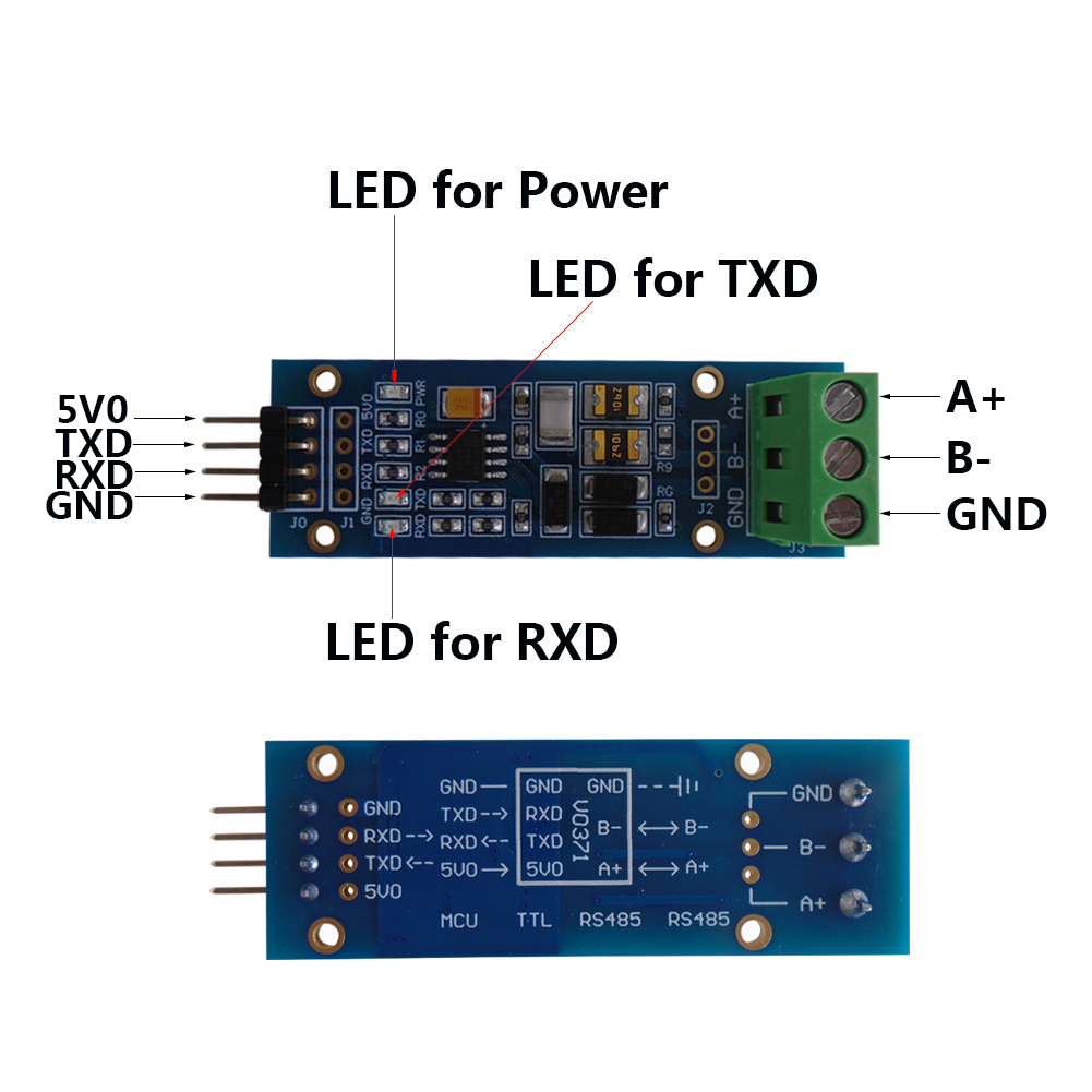 SH-U12 TTL to RS485 Adapter
