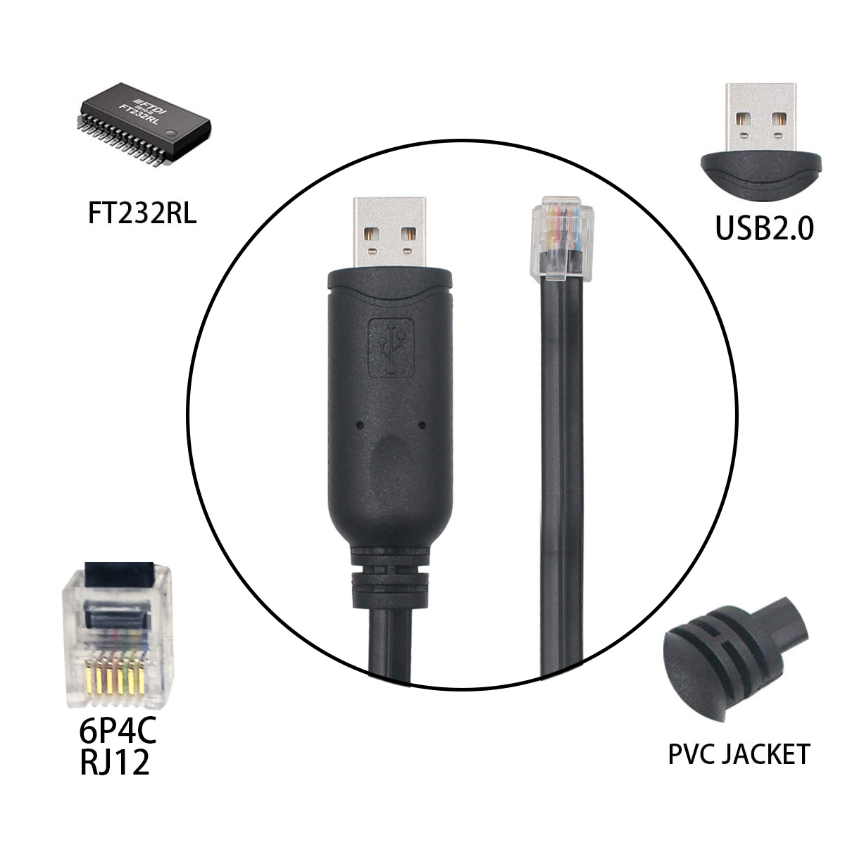 rj-12 usb キャップ 販売