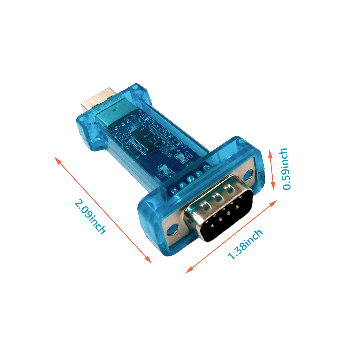 SH-S10B USB to DB9 RS232 Adapter