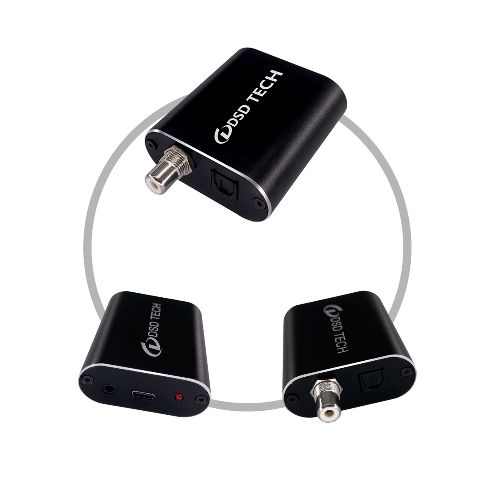 SH-AU01B USB to TOSLINK Coaxial Optical&3.5mm Audio Adapter