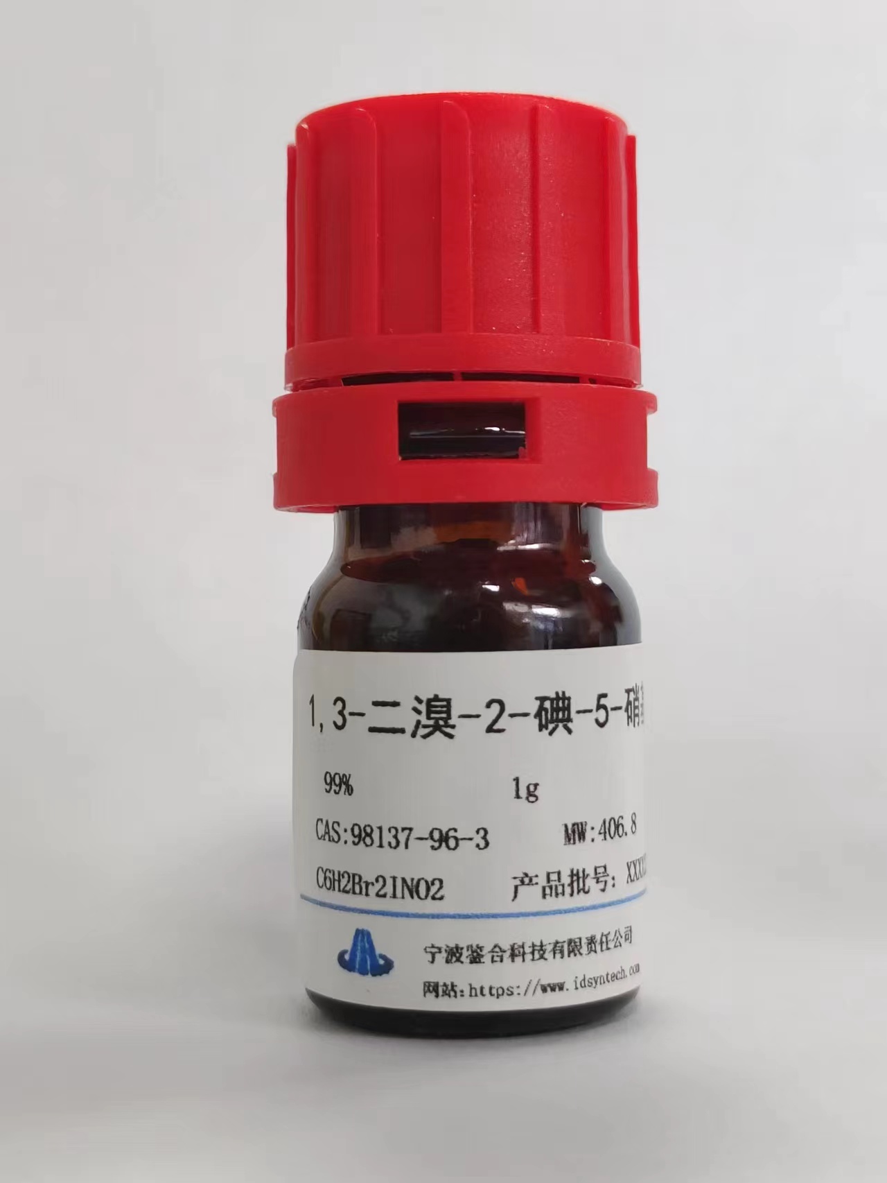 [98137-96-3]    1,3-二溴-2-碘-5-硝基苯