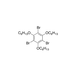 [1972642-52-6]   1,3,5-tribromo-2,4,6-tris(hexyloxy)benzene