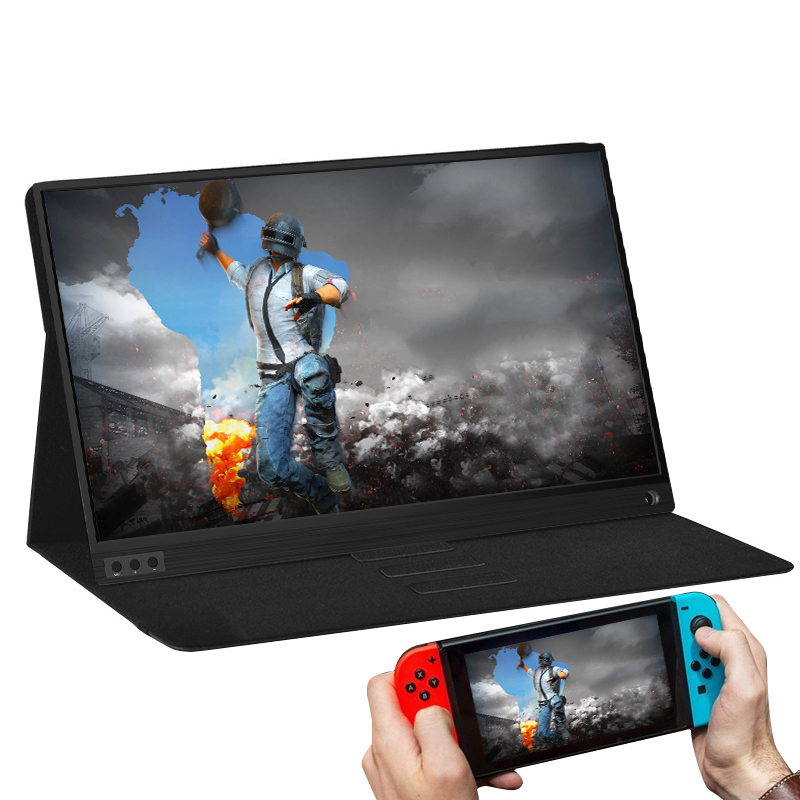 15.6inch FHD 1920*1080P Pen Hole Design Gaming Portable Monitor for Nintendo Switch Phone Laptop PC