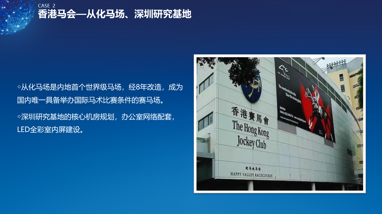 香港马会从化马场信息化项目