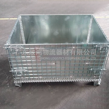 Wire Container with Galvanized Sheet