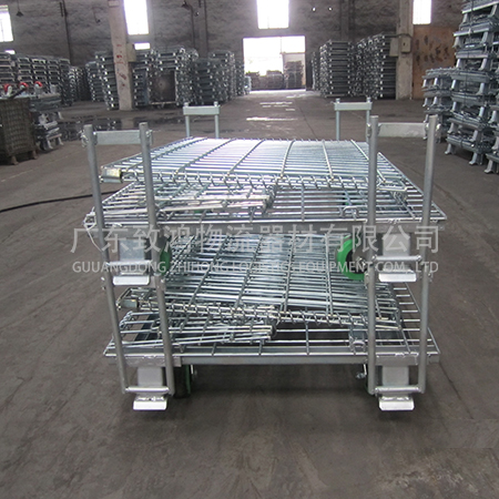 Wire Container with Support legs,Casters