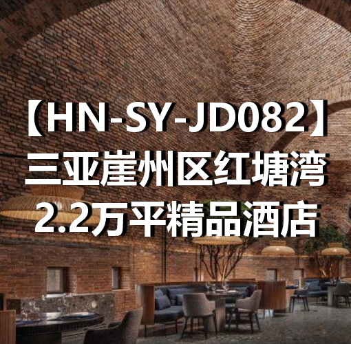 HN-SY-JD082三亚崖州区红塘湾2.2万平精品酒店