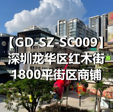 GD-SZ-SC009深圳龙华区红木街1800平街区商铺