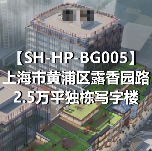 SH-HP-BG005上海市黄浦区露香园路2.5万平独栋写字楼