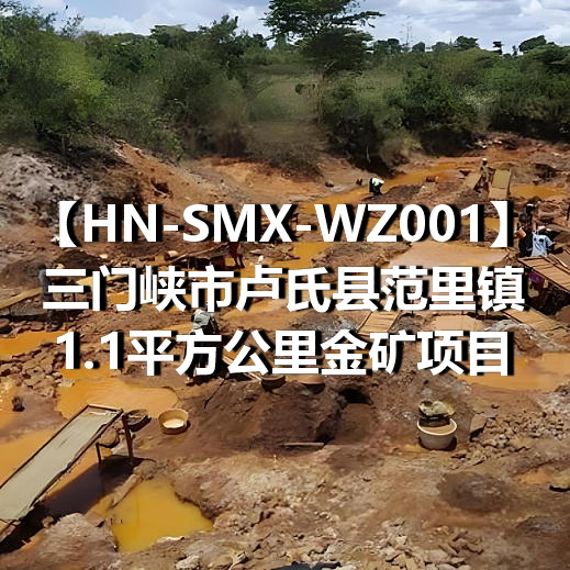 HN-SMX-WZ001三门峡市卢氏县范里镇1.1平方公里金矿项目