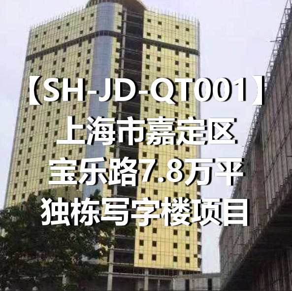 SH-JD-QT001上海市嘉定区宝乐路7.8万平独栋写字楼项目