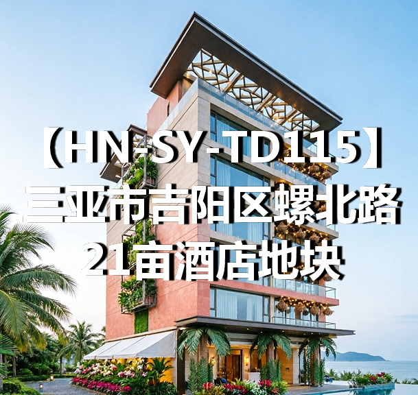 HN-SY-TD115三亚市吉阳区螺北路21亩酒店地块
