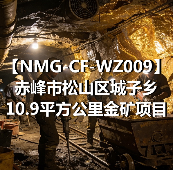 NMG-CF-WZ009赤峰市松山区城子乡10.9平方公里金矿项目
