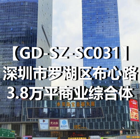 GD-SZ-SC031深圳市罗湖区布心路3.8万平商业综合体