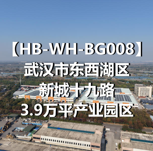 HB-WH-BG008武汉市东西湖区新城十九路3.9万平产业园区