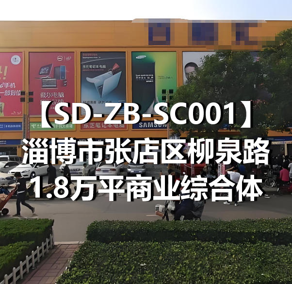 SD-ZB-SC001淄博市张店区柳泉路1.8万平商业综合体